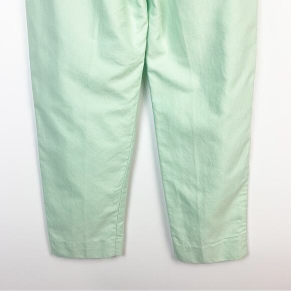 3.1 Phillip Lim Aqua Silk Blend Cropped Trousers Size 2 - Picture 9 of 10